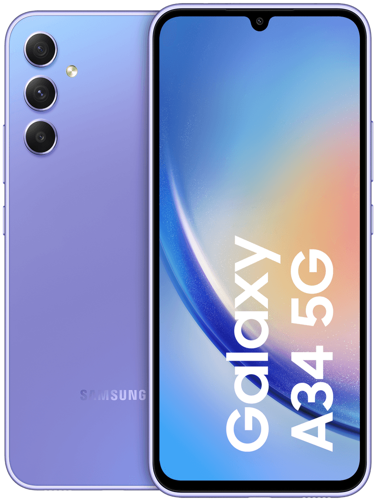 MS Win günstig Kaufen-Samsung Galaxy A34 5G 128 GB Awesome Violet mit Magenta Mobil M 5G. Samsung Galaxy A34 5G 128 GB Awesome Violet mit Magenta Mobil M 5G <![CDATA[6,6 Zoll Super AMOLED Display 120 hz,48 Megapixel Weitwinkelkamera,5.000 mAh Li-Ion Akku]]>. 