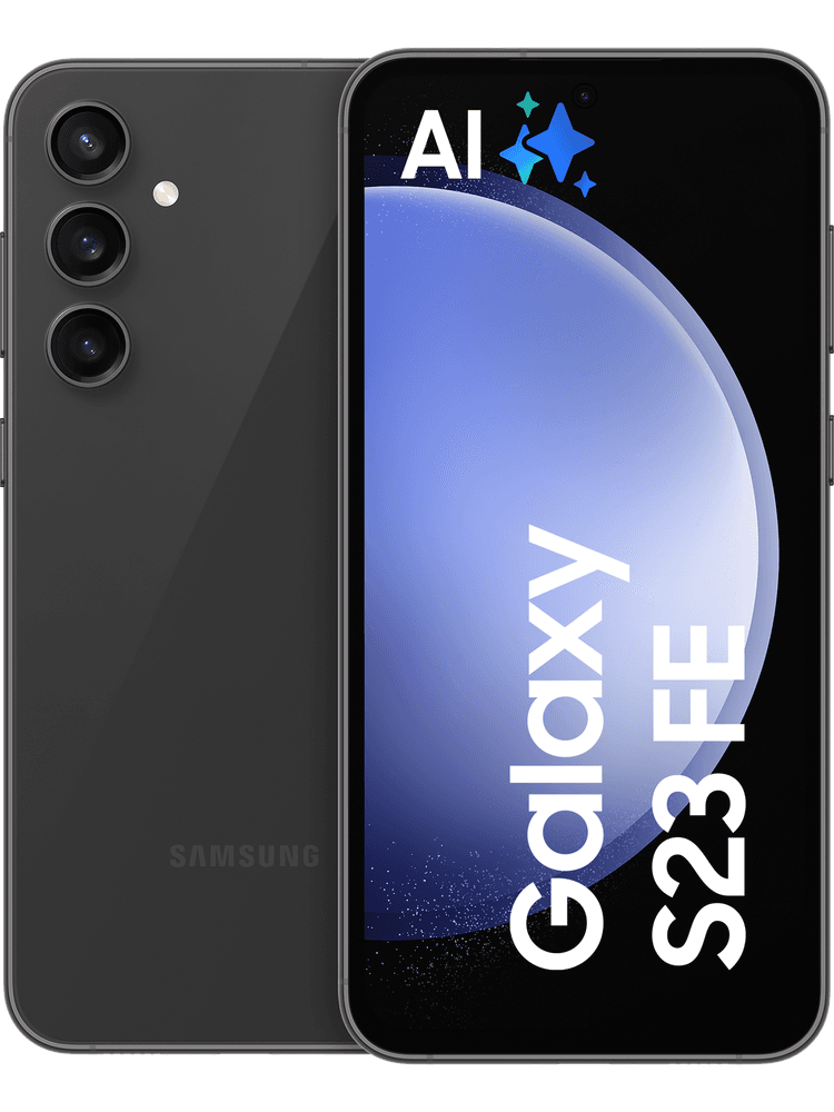 Galaxy S23 günstig Kaufen-Samsung Galaxy S23 FE 128 GB Graphite Trade-In mit green LTE 10 GB. Samsung Galaxy S23 FE 128 GB Graphite Trade-In mit green LTE 10 GB <![CDATA[6,4 Zoll (volles Rechteck) Dynamic AMOLED-Display (Adaptiv 120hz),4.500 mAh Li-Ionen Akku,50 Megapixel Weitwink