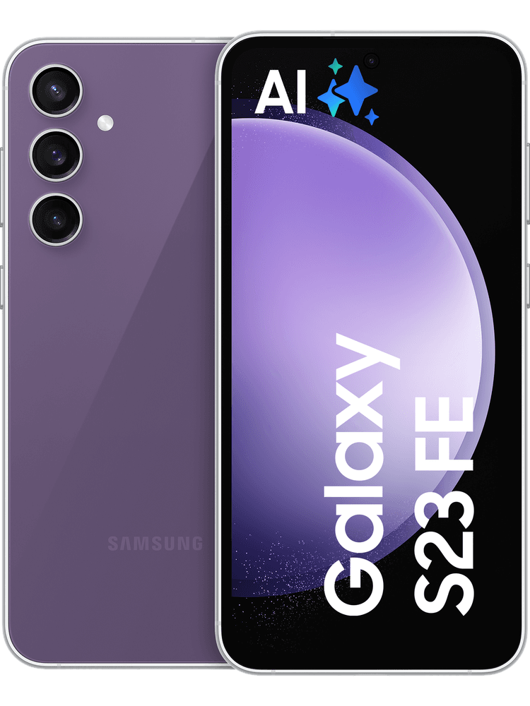 10 Zoll günstig Kaufen-Samsung Galaxy S23 FE 128 GB Purple Trade-In mit green LTE 10 GB. Samsung Galaxy S23 FE 128 GB Purple Trade-In mit green LTE 10 GB <![CDATA[6,4 Zoll (volles Rechteck) Dynamic AMOLED-Display (Adaptiv 120hz),4.500 mAh Li-Ionen Akku,50 Megapixel Weitwinkel-/