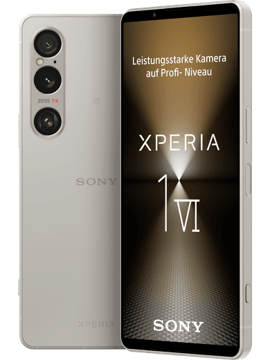 Sony Xperia 1 VI Dual SIM Platin Silber
