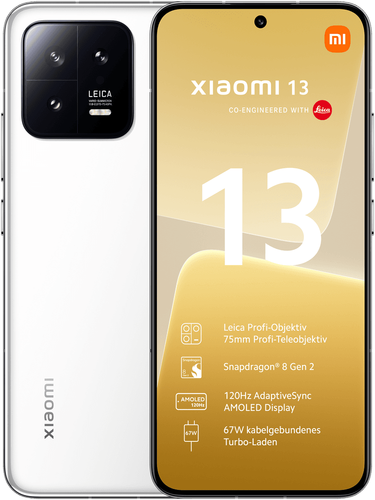 1 x PRO  günstig Kaufen-Xiaomi 13 256 GB White mit o2 Mobile XL. Xiaomi 13 256 GB White mit o2 Mobile XL <![CDATA[6,36